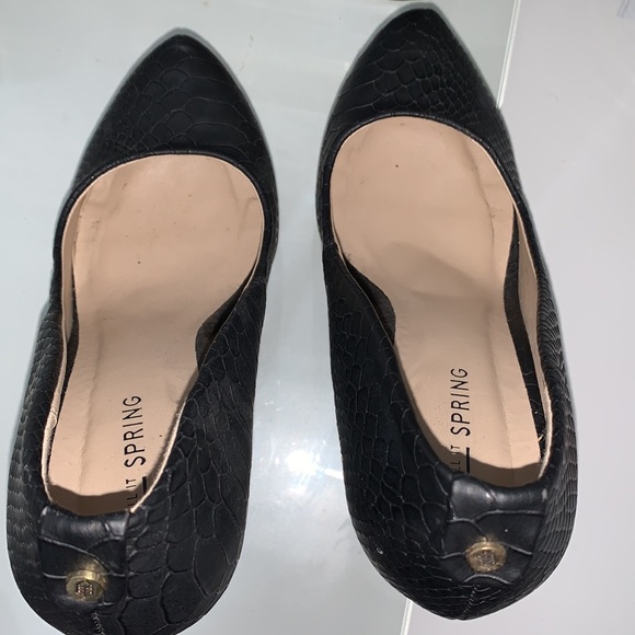 Black Platform Heels - Picture 9 of 10